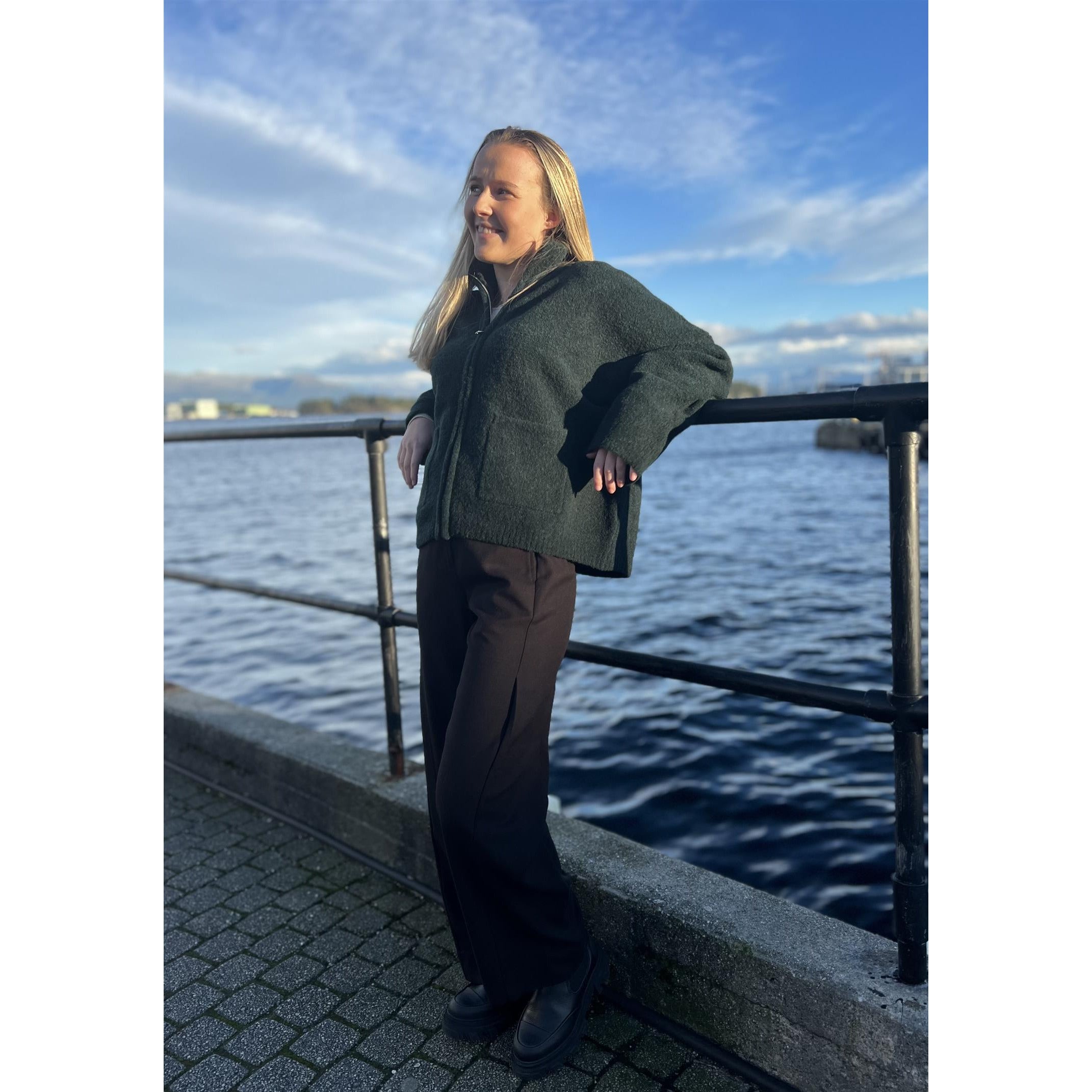 Tine Boucle Cardigan