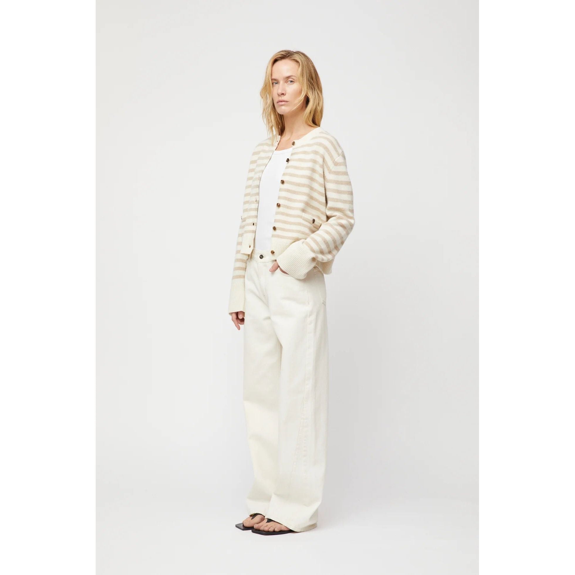 Structured Wool Cardigan
