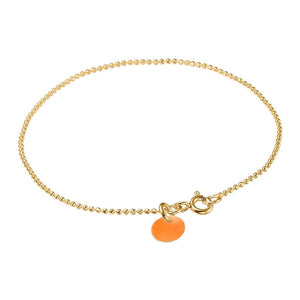 Bracelet, Ball Chain Apricot
