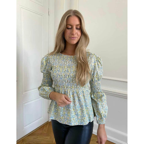 Karo Smock Blouse