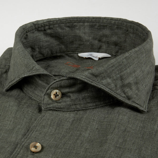 Fitted Body Shirt/22 RC Cuff Linen