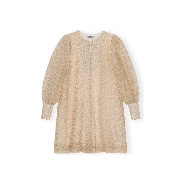 Organza A-shaped Mini Dress