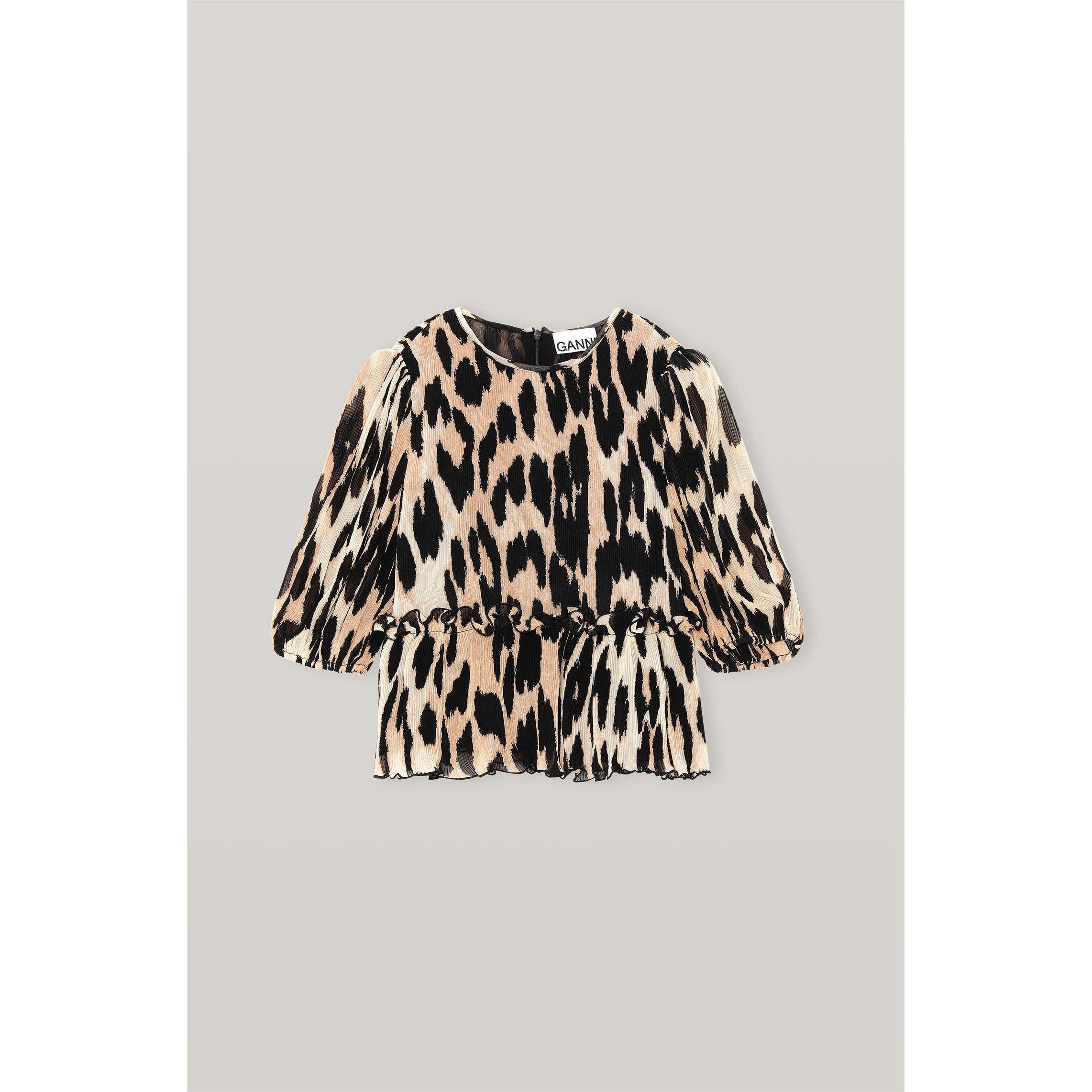 Pleated Georgette Topp