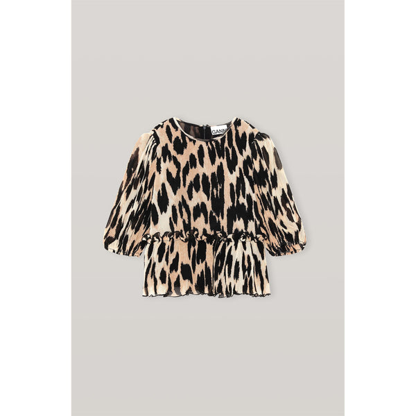 Pleated Georgette Topp