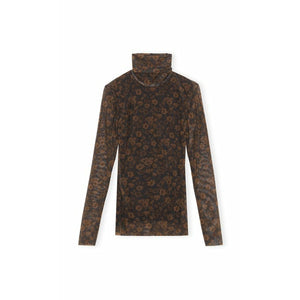 Rollneck Printed Mesh