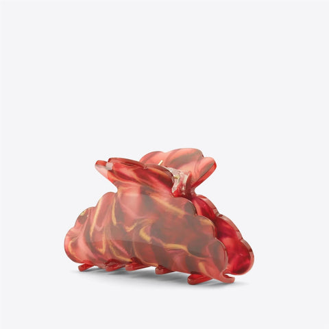 Kylie Hair clip - Red and gold