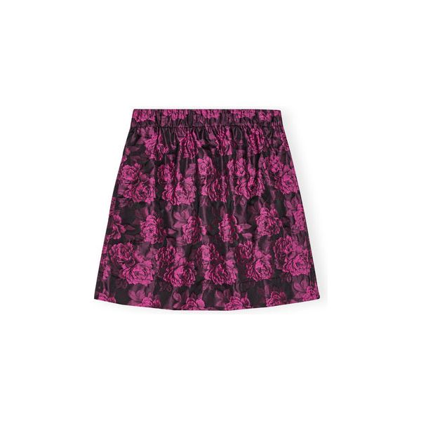 Botanical Jacquard Mini Skirt