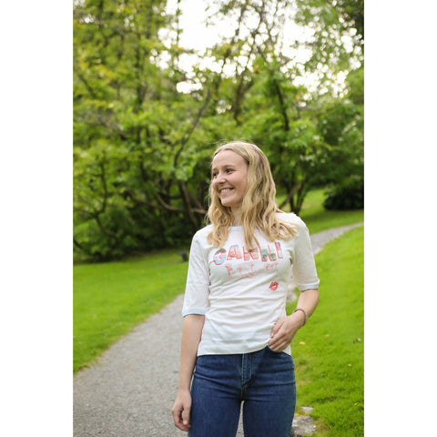 Basic cotton jersey O-neck T-shirt