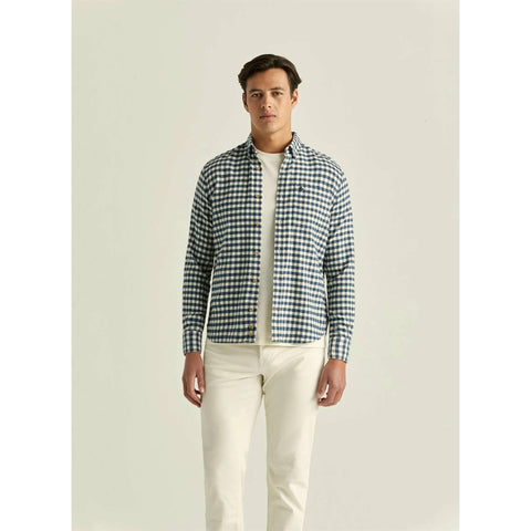 Multicheck Flannel Shirt BD Herre