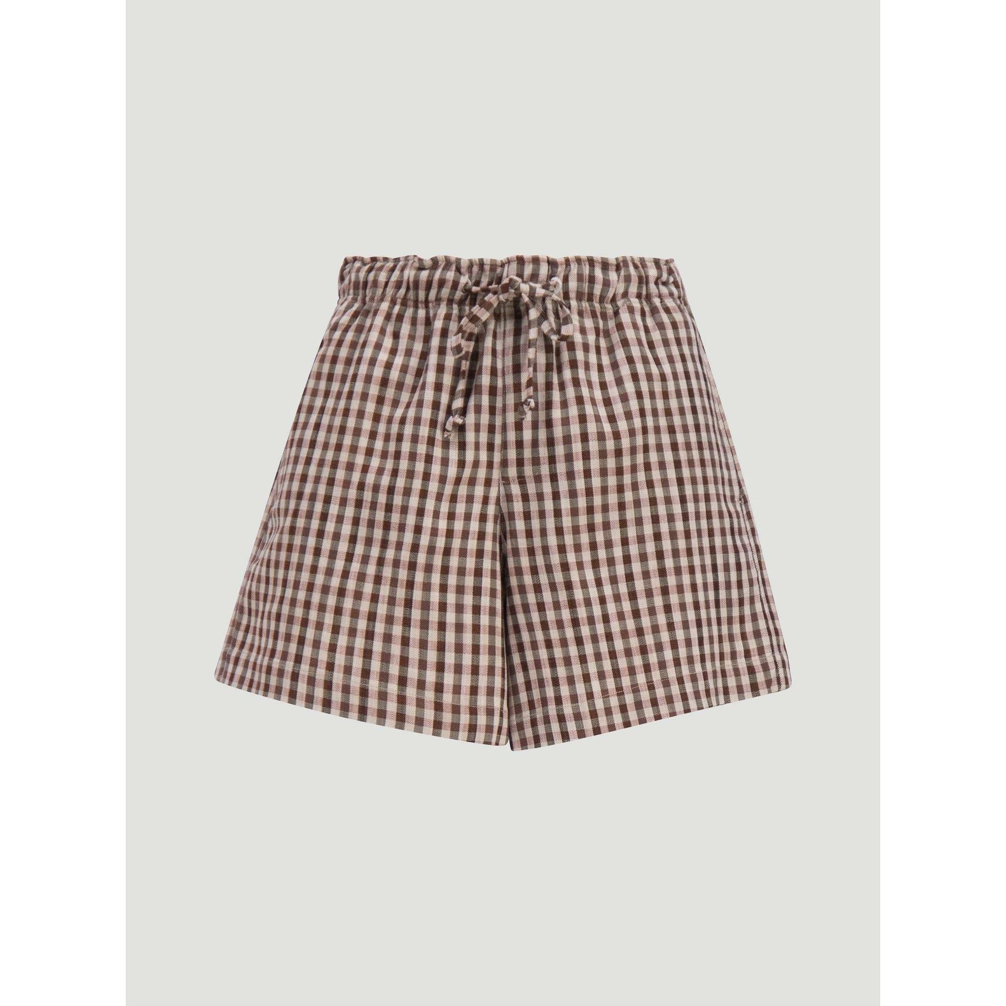 Musan Check Shorts