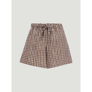 Musan Check Shorts