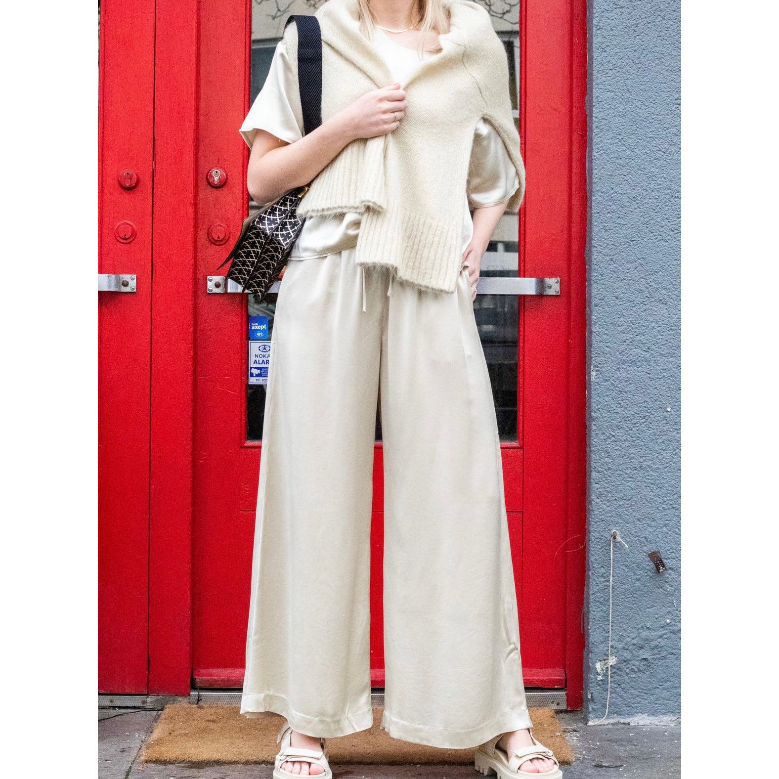 Clorella high-waisted trousers