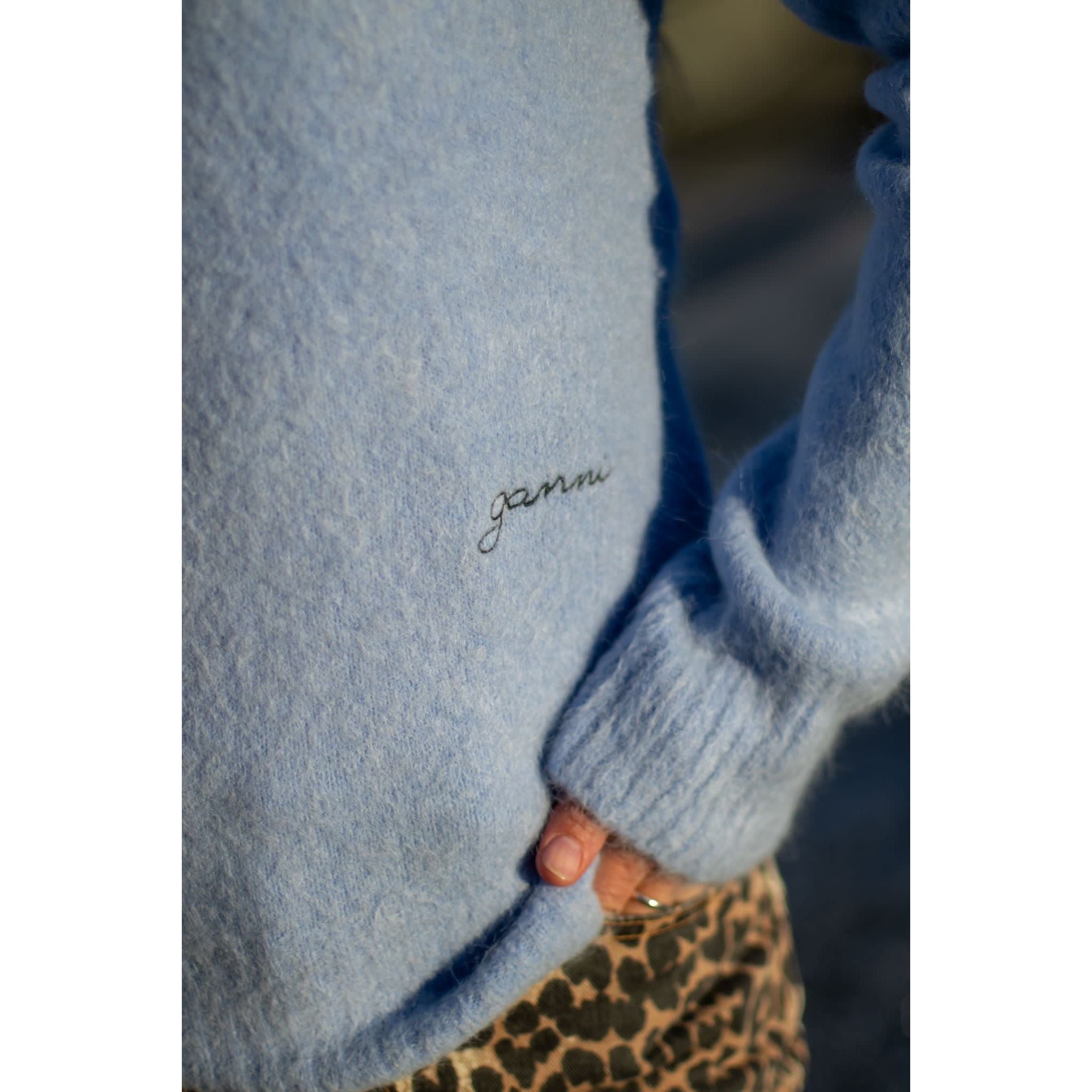 Brushed Alpaca O-neck