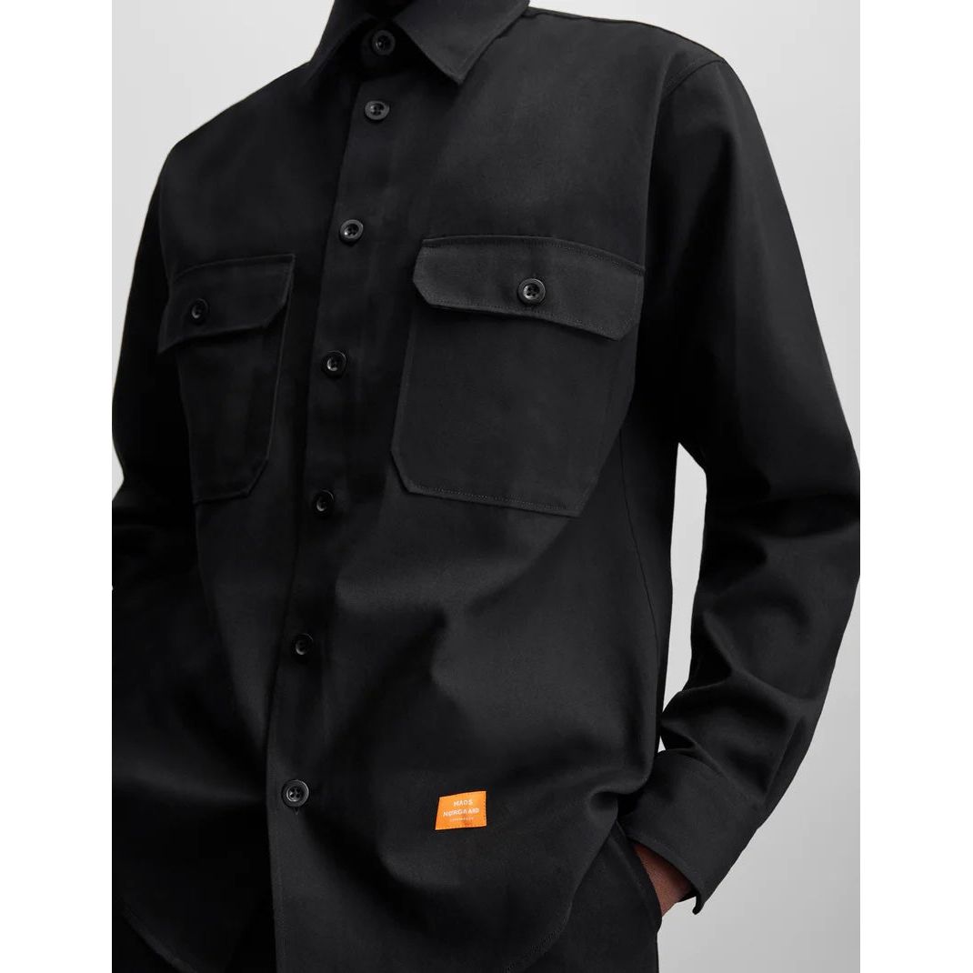 Crisp Twill Storm Shirt Herre