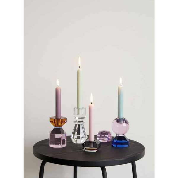 Gem Candlestick Pink/Blue