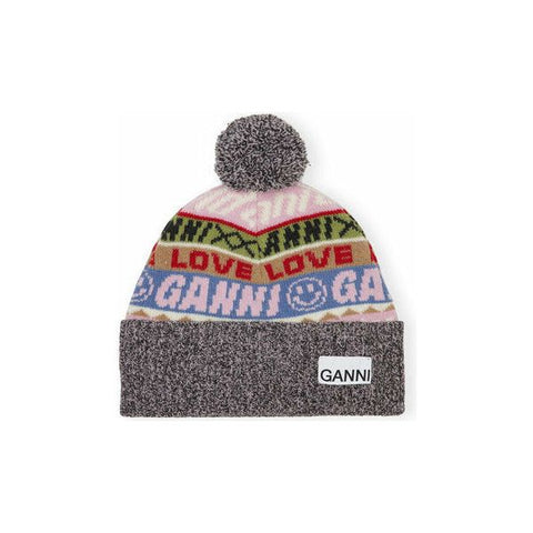 Graphic Wool Beanie