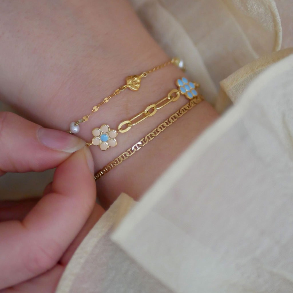 Bracelet, Organic clover