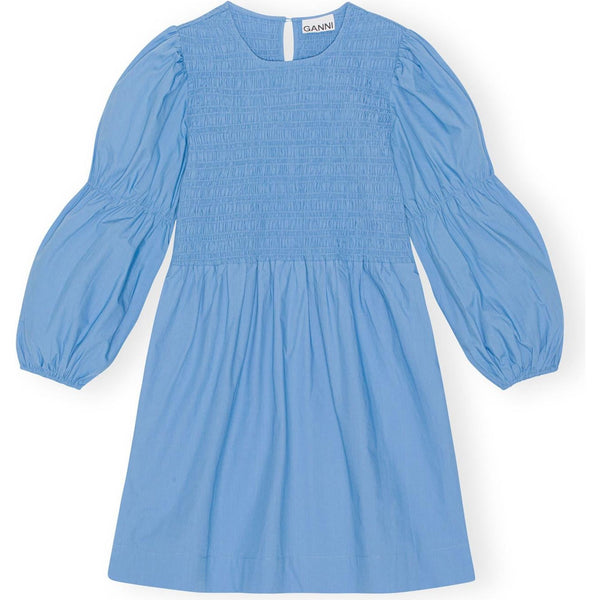 Cotton Poplin Mini Smock Dress
